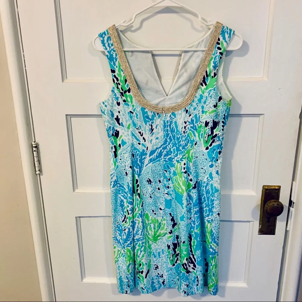 Lilly Pulitzer Janice Shift Dress Lets Cha Cha - Picture 2 of 5